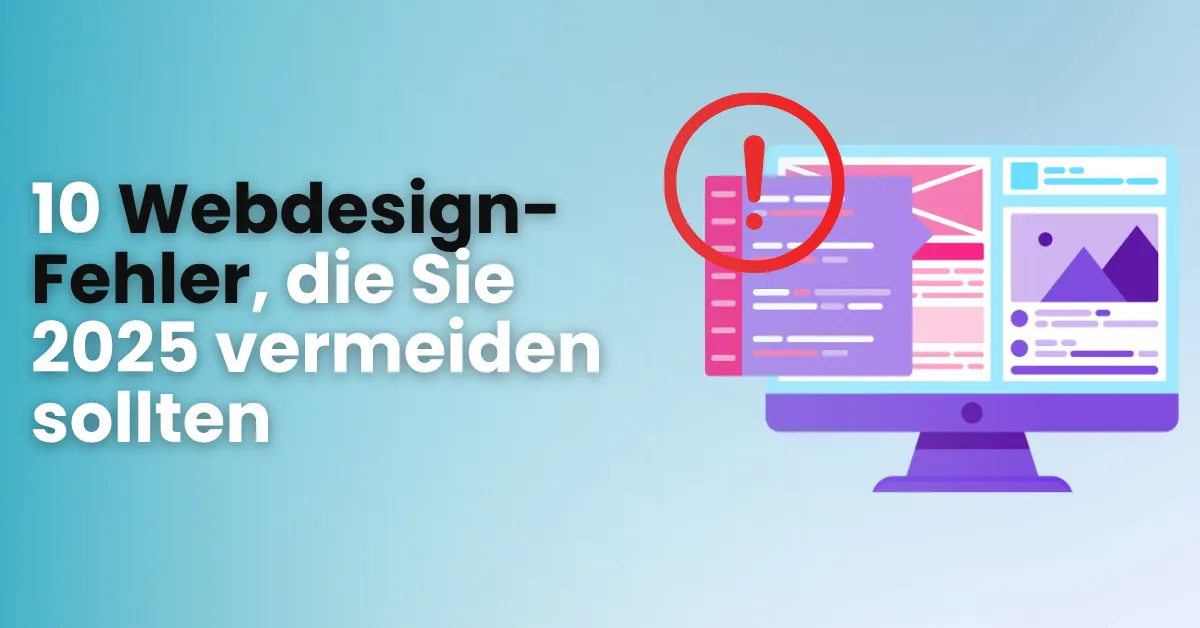 10 Webdesign Mistake