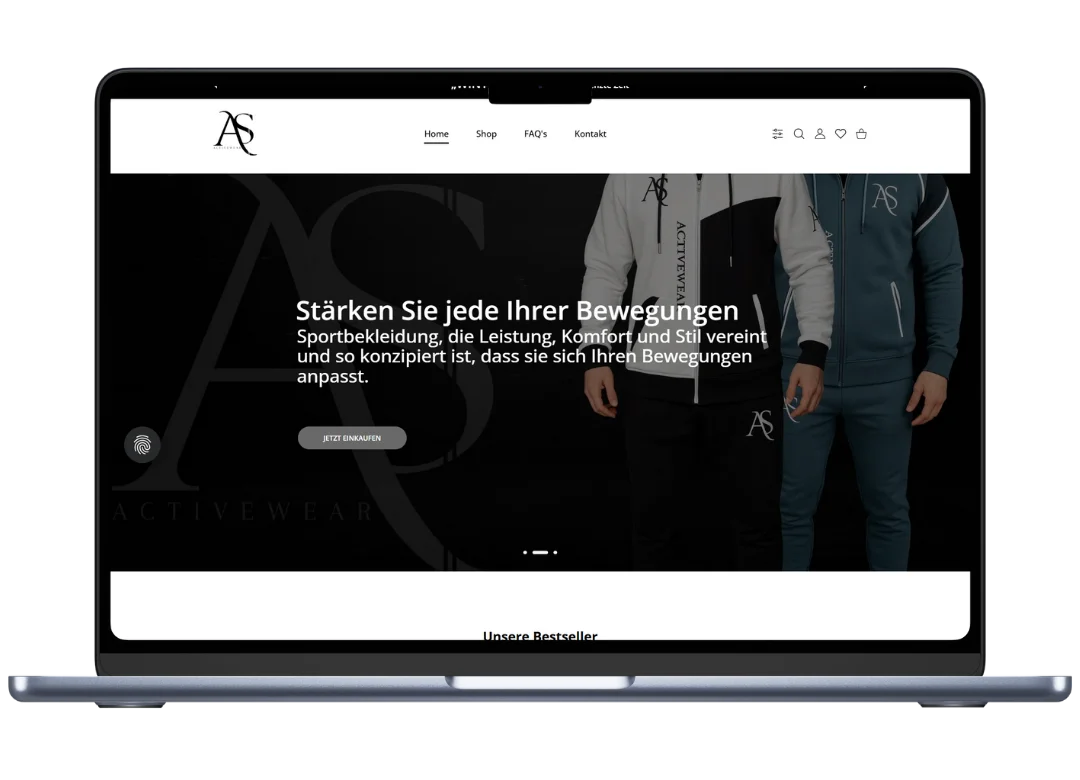 Webdesign Onlineshop Portfolio