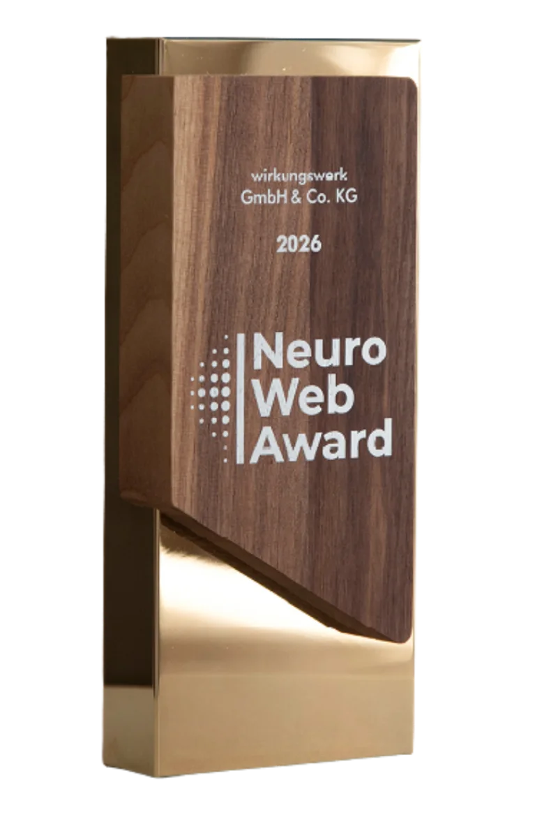 Neuro Web Award 2026 Trophy